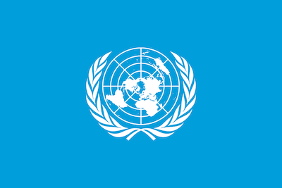 United Nations Organization Flag