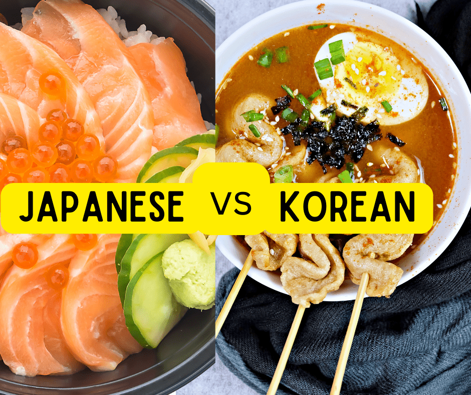 Korean vs Japanese Food