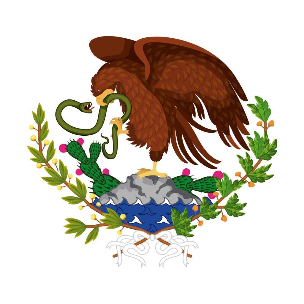 Mexican Flag Eagle