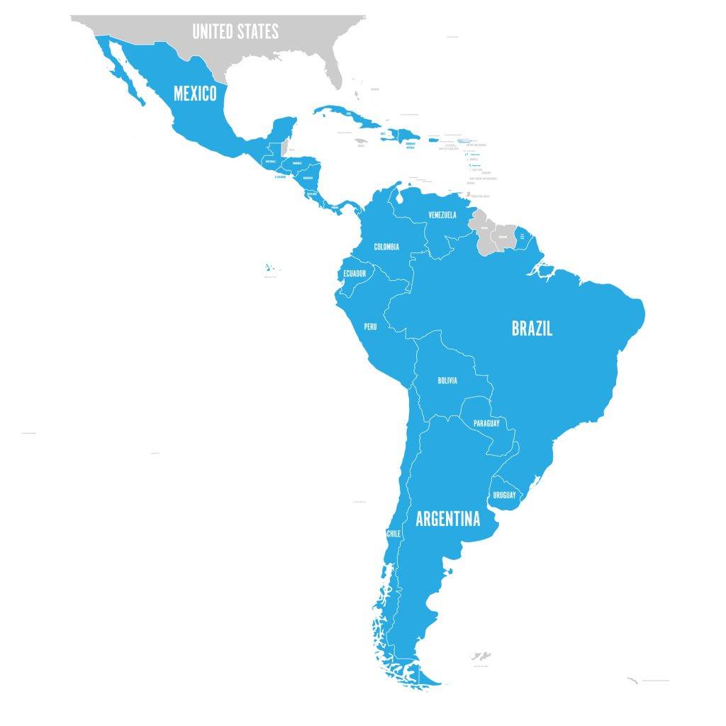 Latin American Map