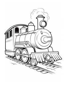 The Appeal of Train Coloring Pages